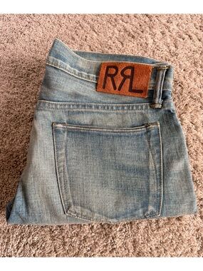 Ralph Lauren Double RL RRL Japanese Selvedge Distressed Denim Jeans